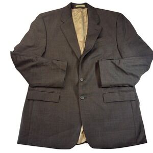 Vintage‎ Lauren Ralph Lauren Wool Blazer Brown Two Button Single Vent Men's 44R